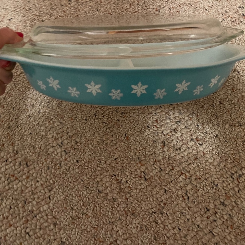 Vintage Pyrex Divided Casserole